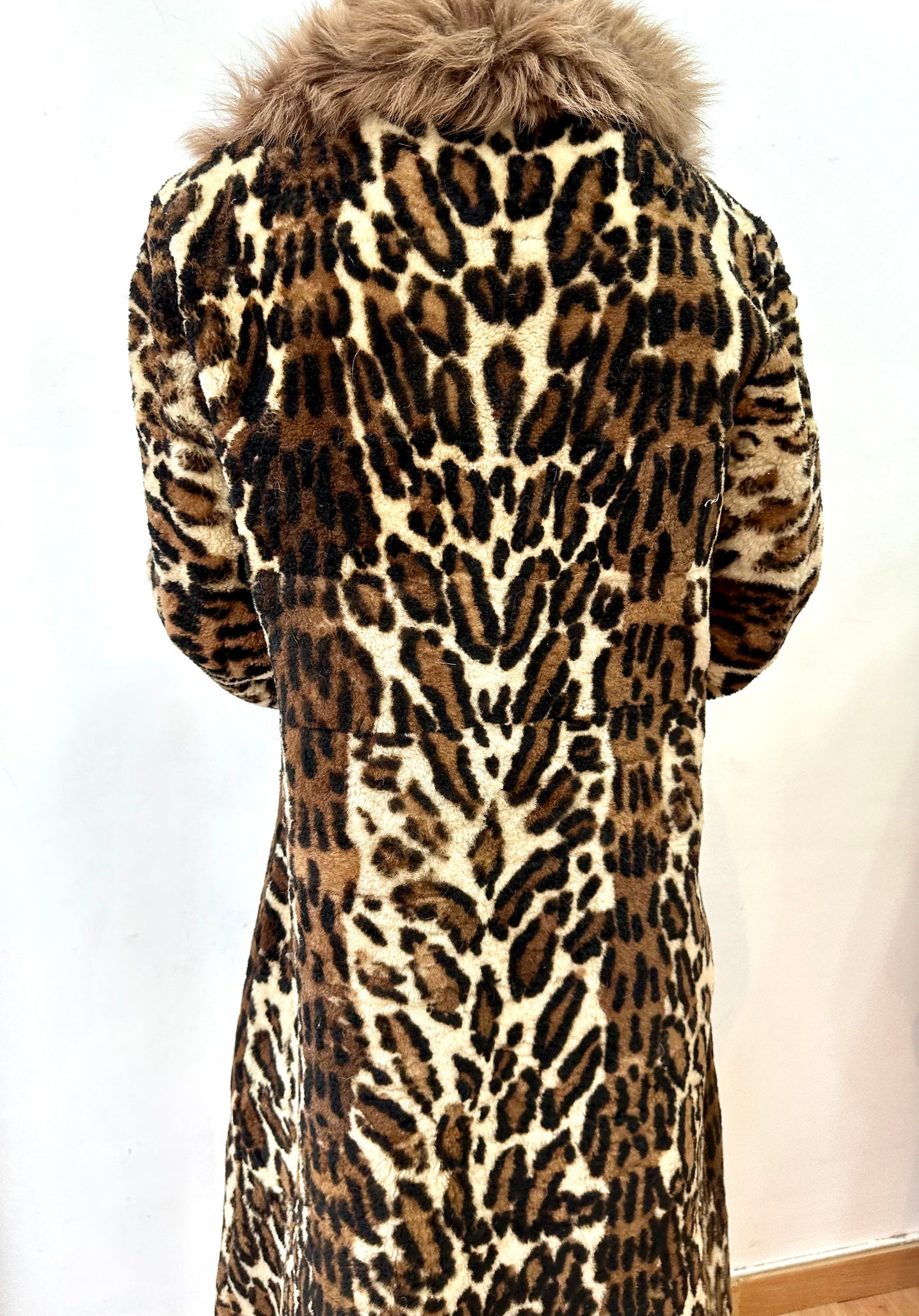 Leopard fur coat