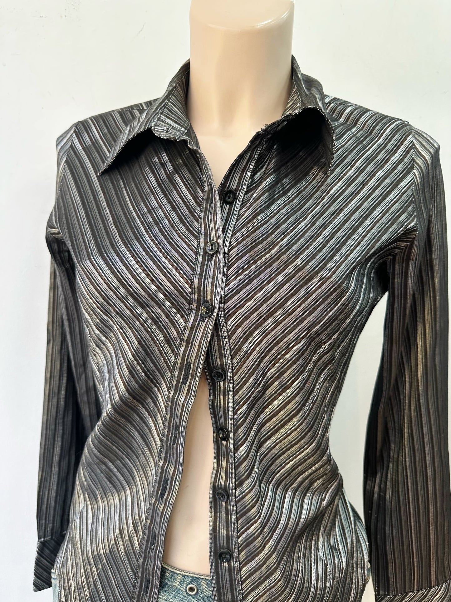 Metallic office shirt