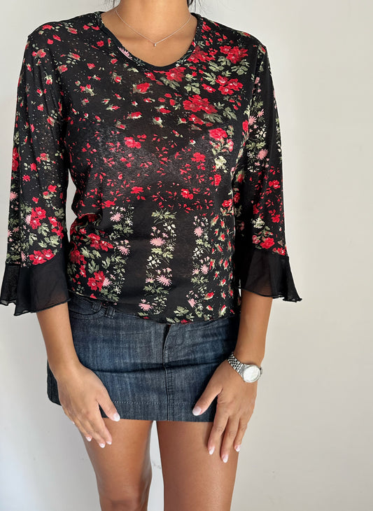 Mesh flower top