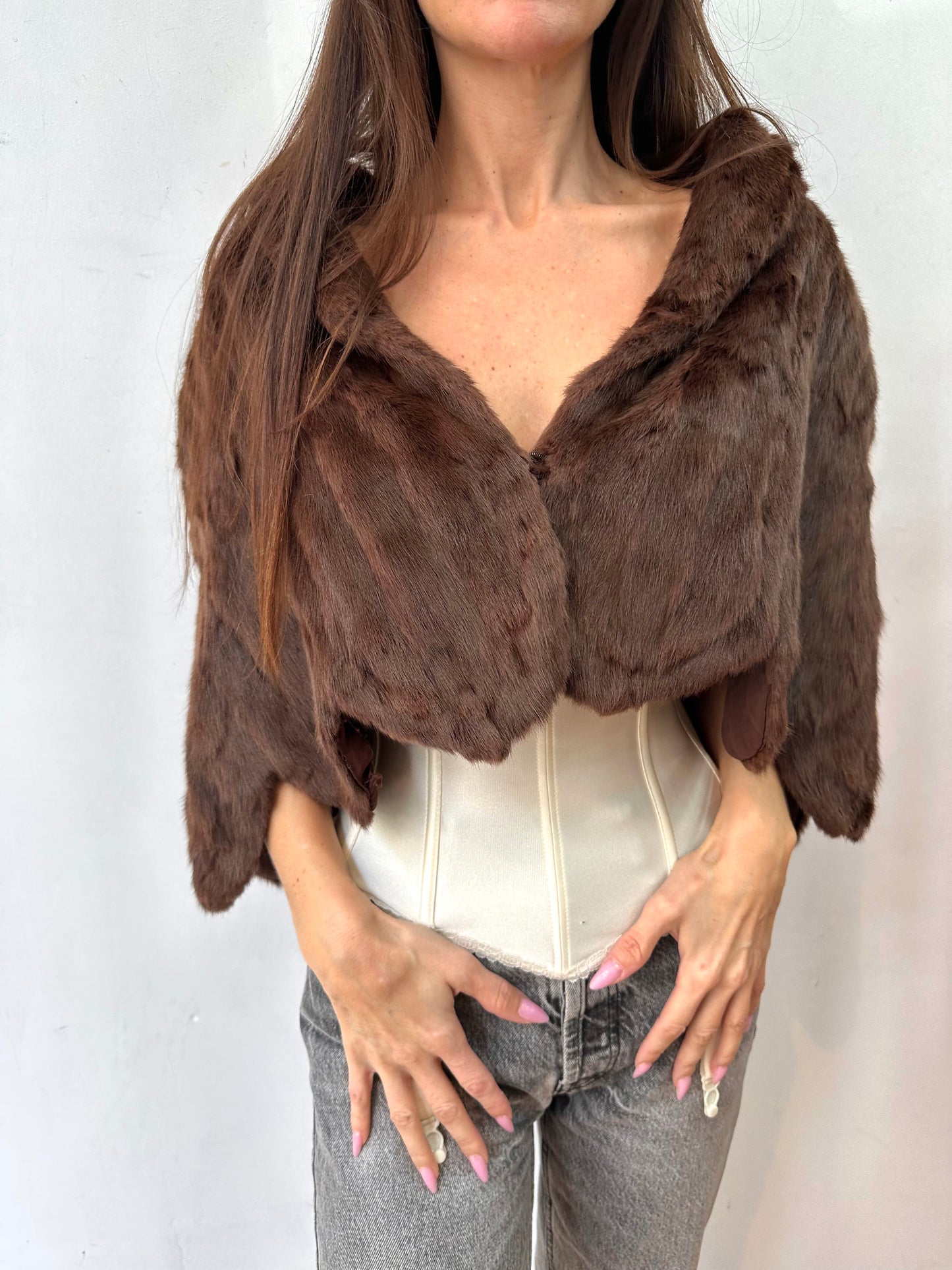 Vintage fur bolero