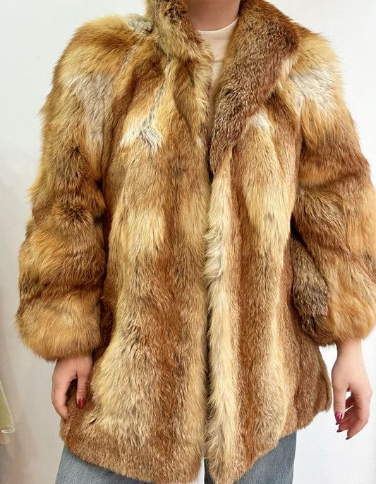 Real fur jacket