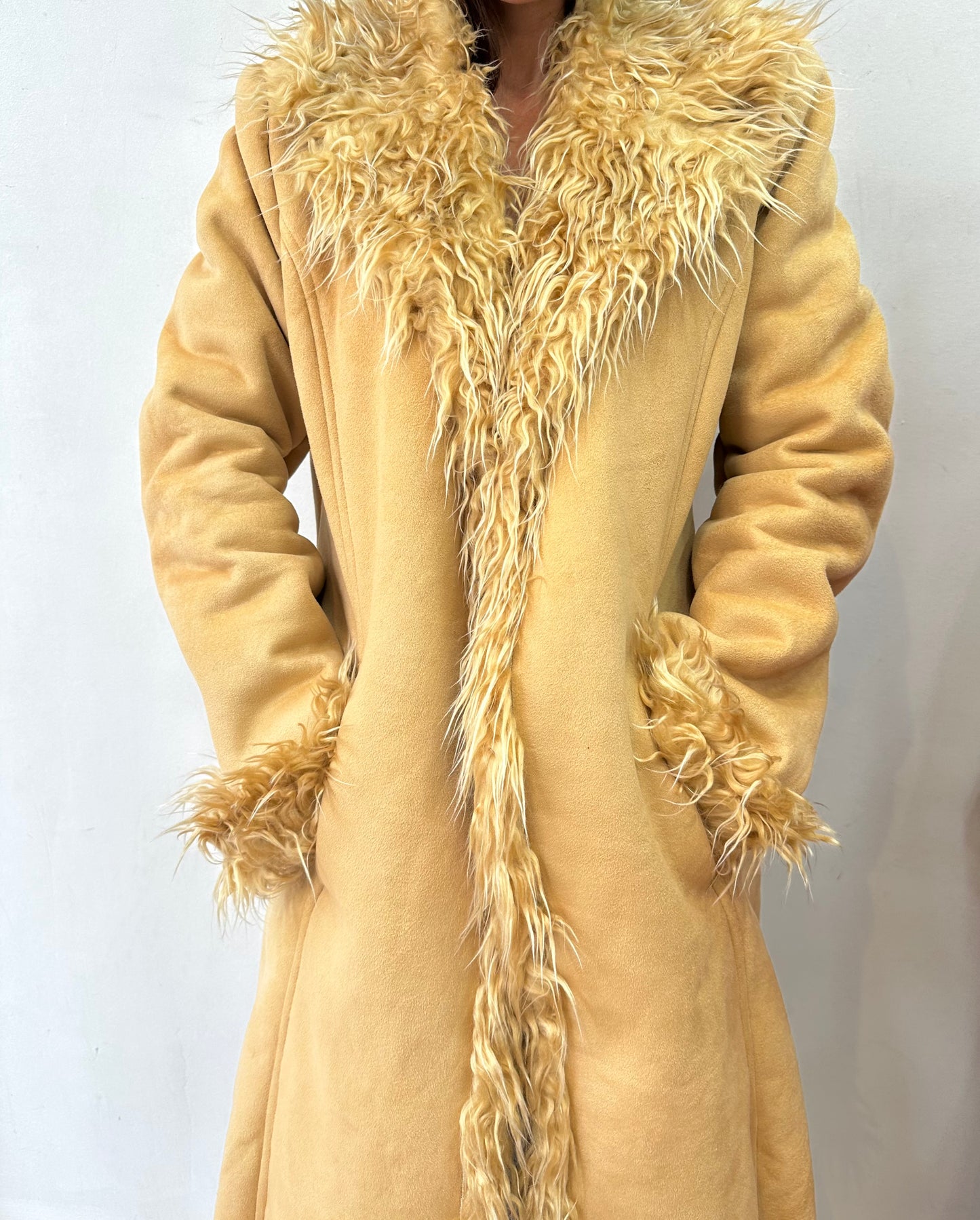 Beige Afghan coat