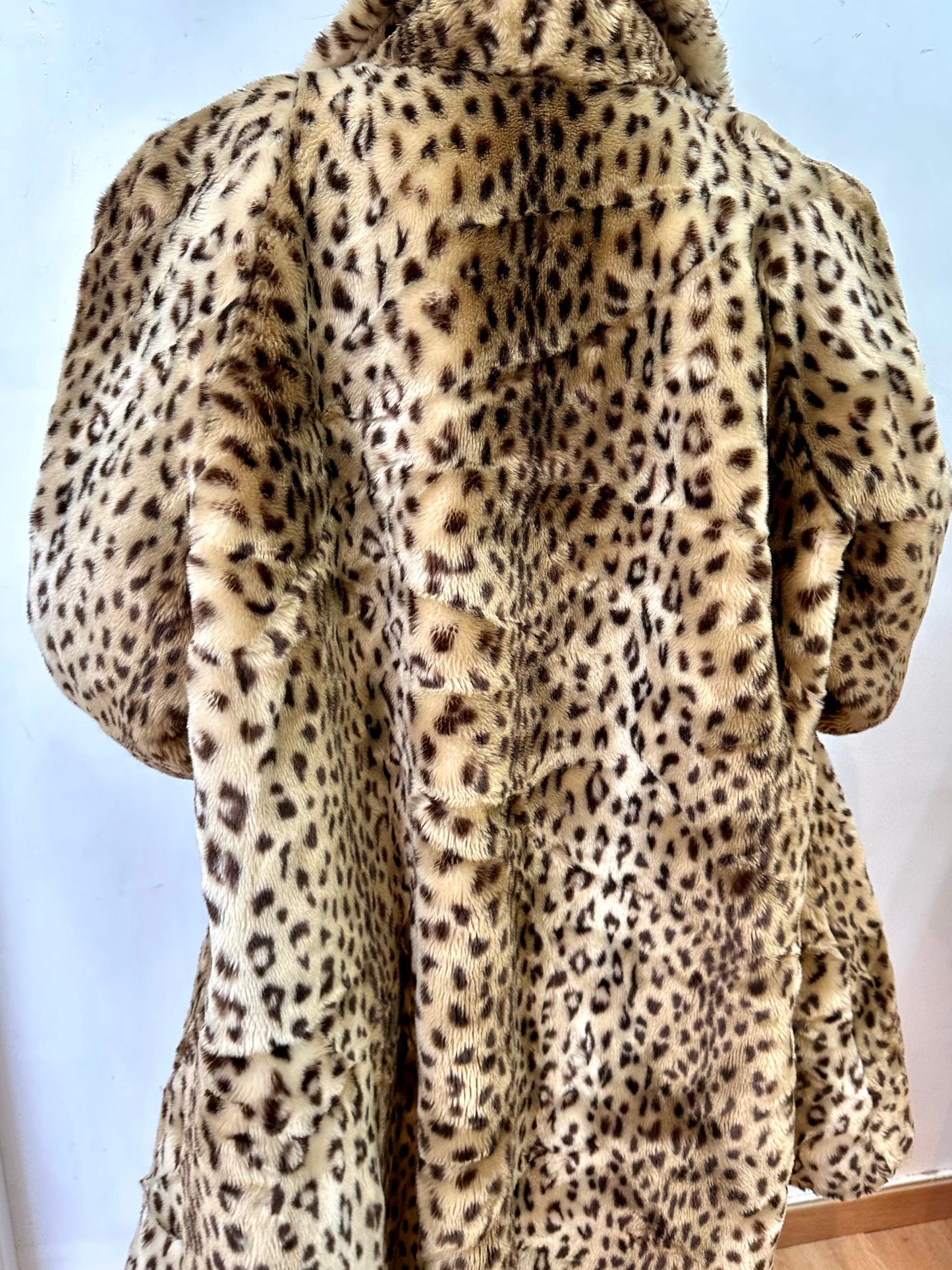 Leopard fur coat