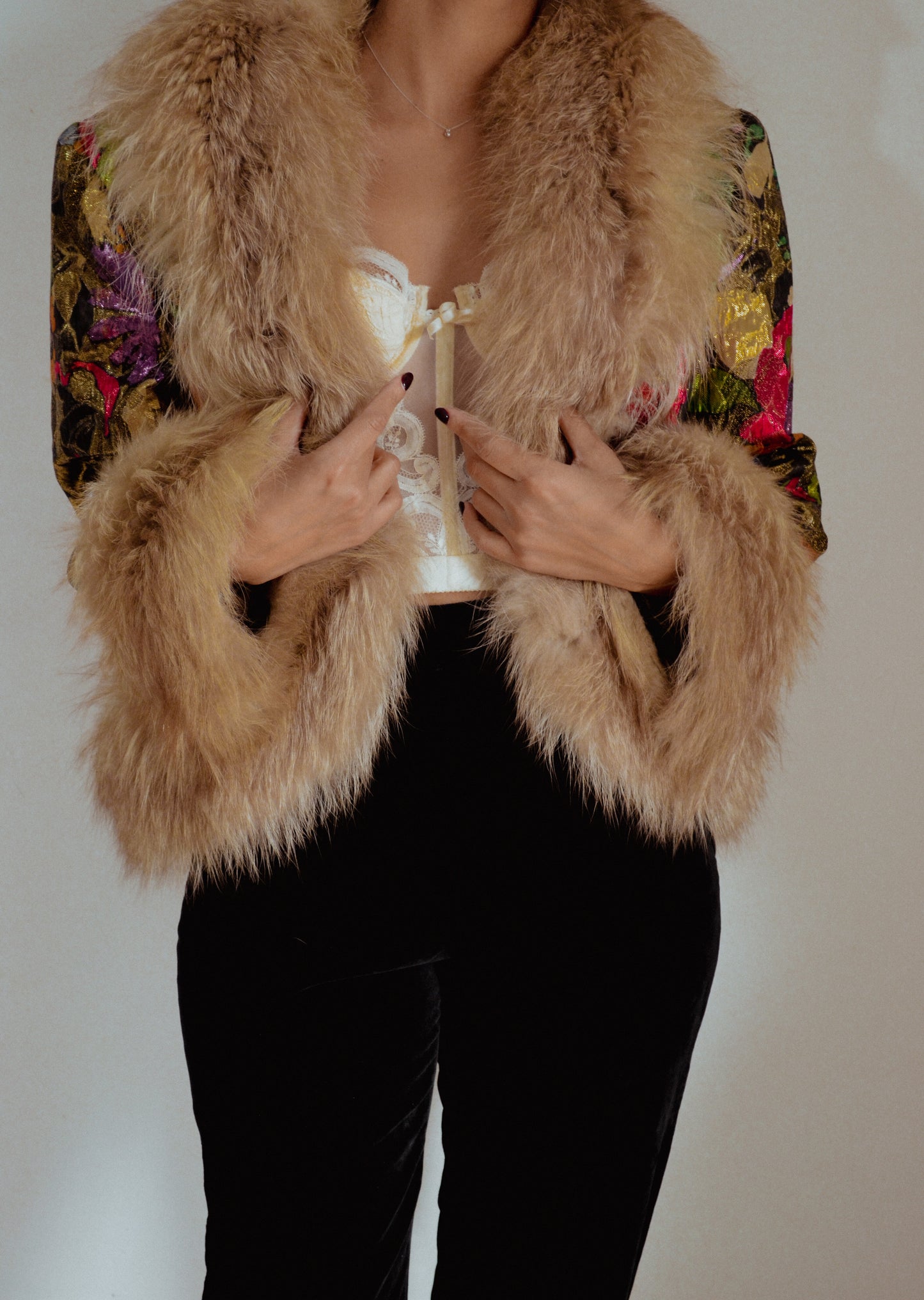 Vintage faux fur coat