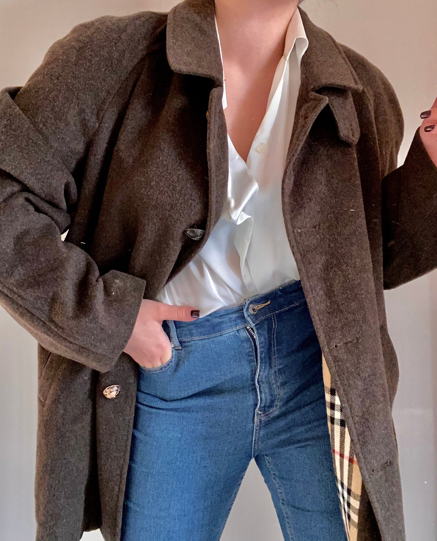 Vintage Burberry coat