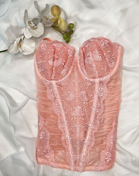 Vintage pink corset