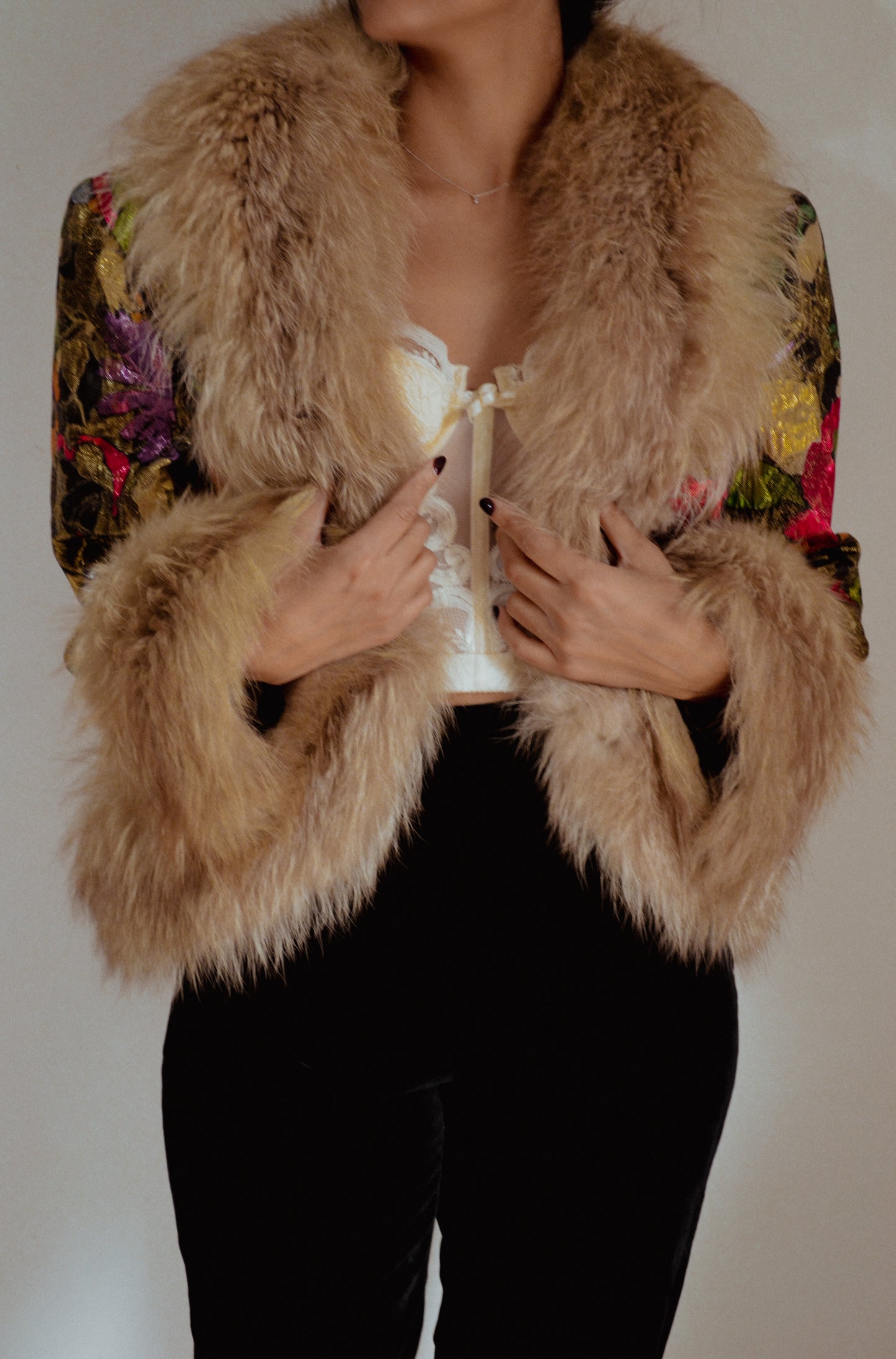 Vintage faux fur coat