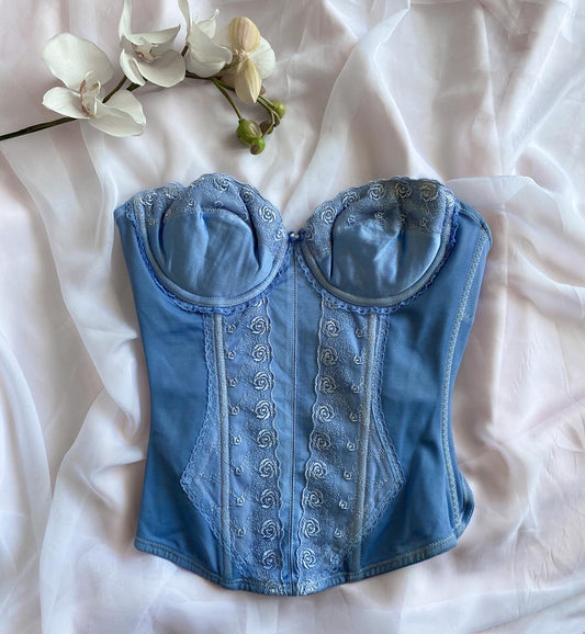 Vintage blue corset