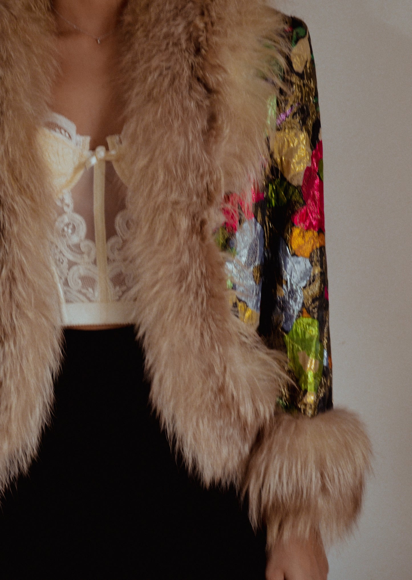 Vintage faux fur coat