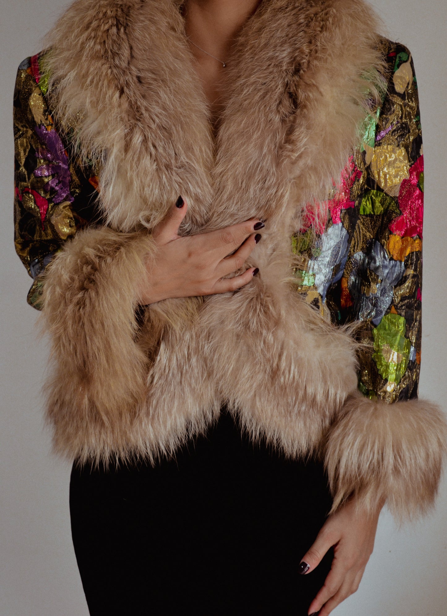 Vintage faux fur coat